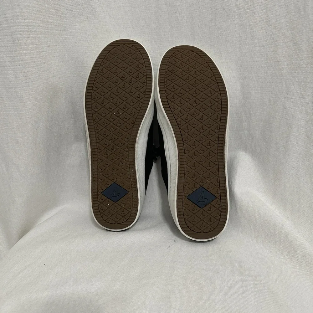 Sperry Womens Crest Vibe Sneaker Black STS99251 US Size 8 EU 39‎